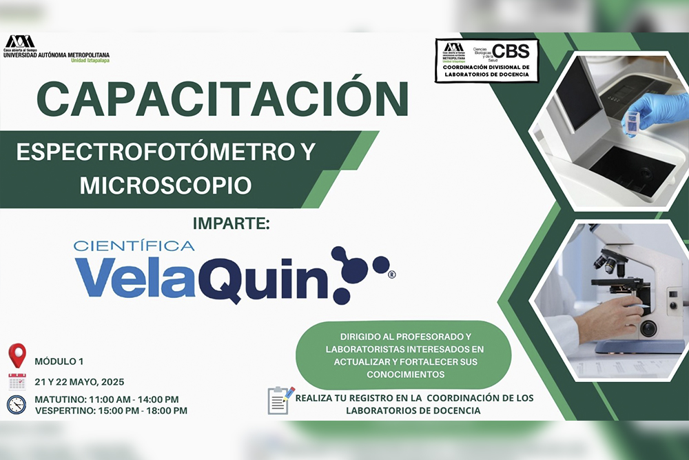 CAPACITACIÓN ESPECTROFOTÓMETRO Y MICROSCOPIO 