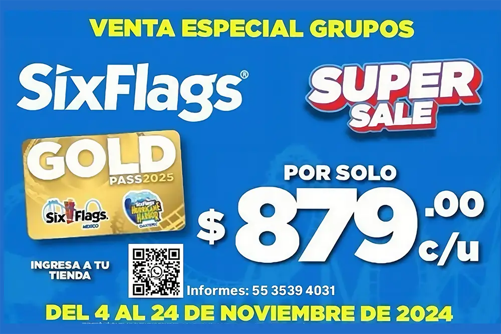 Promoción Six Flags-Pase Anual 2025