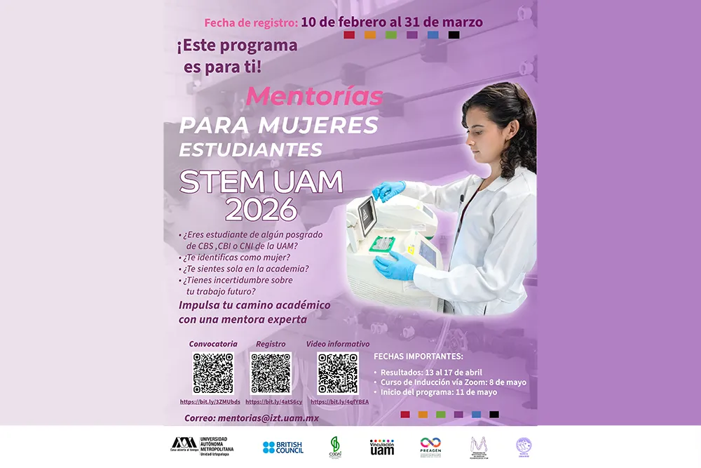 Mentorías para mujeres estudiantes STEM UAM 2026